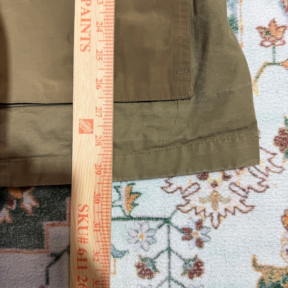 Aeropostale Colorblock Hooded Jacket Men's Size‎ L Khaki Olive Green - Picture 3 of 4